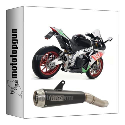 Escape de nichrom Arrow Pro-Race negro compatible con Aprilia RSV4 17 18