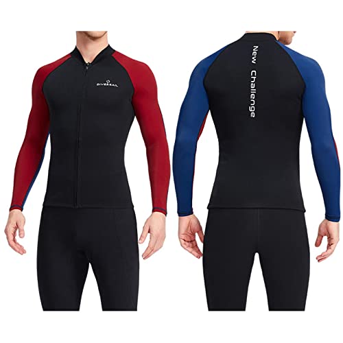 Men Women Jacket Wetsuit Swim Wet Surf Snorkeling Top miniatura 5