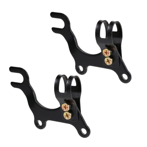 MUSISALY 2Pcs Adjustable Disc Brake Adapter Bracket for Bike Durable Mounting Holder for Bicycle Brake Modification Easy Install for Original Bicycles Without Disc Brake Position