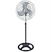 Thulos Ventilador DE PIE DE 18” • Motor silencioso • Altura Regulable • 3 velocidades • Base Estable • Oscilación 120º • Construcción Resistente • Sin vibración • Fácil de Montar • Potencia: 80W