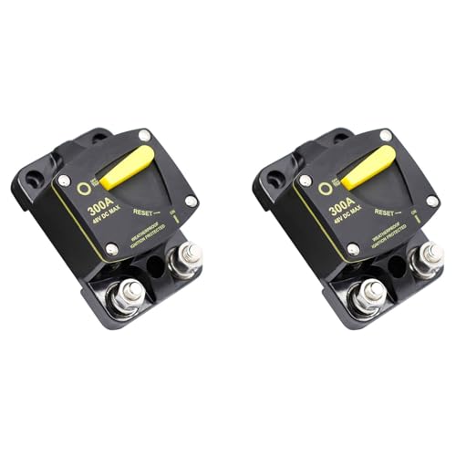 Fusible de restablecimiento de 300A disyuntor audio coche 12V 24V 48V CC protección impermeable