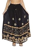 Riviera Sun Skirt Skirts for Women, Black/Beige, Medium