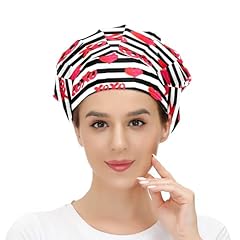 Stripes Red Hearts Love