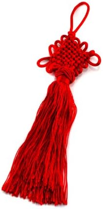 Chinese Knot Tassel (Red) by The Fortune Tassel "Heavenly Empress Tassel" is a super large size Chinese Knot Tassel with a special Chinese knot button.