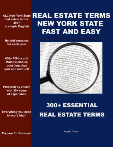 Real Estate Terms New York State Fast and Easy: 300+ Essential Real Estate Terms