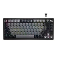 CORSAIR K65 PLUS WIRELESS 75% RGB Hot-Swappable Mechanical Gaming Keyboard – Pre-Lubricated CORSAIR MLX Red Linear Switches – Top Mounted – Dual-Layer Sound Dampening – PBT Keycaps – QWERTY NA – Black