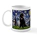 CafePress Starry Night Black Poodle Mug Unique Coffee Mug, Coffee Cup