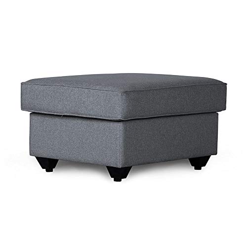 Image of Wakefit Napper Ottoman (Fabric, Omega Blue)