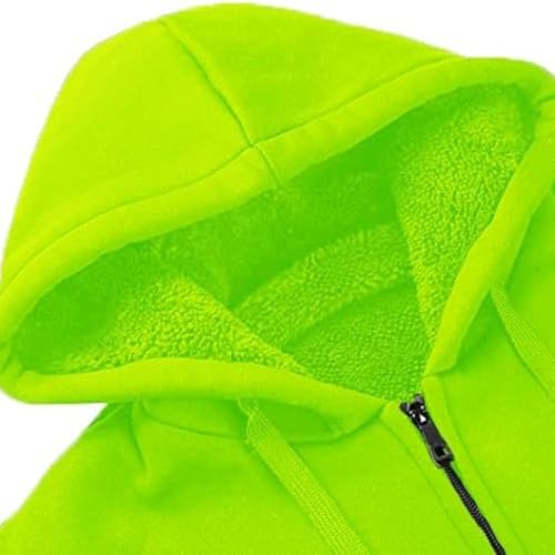 Ymosrh Men's Hoodies, Long Sleeve Zip Up Fleece Lined Hoodie Fall Winter Warm Hooded Sweatshirts Pullover, M-3XL2