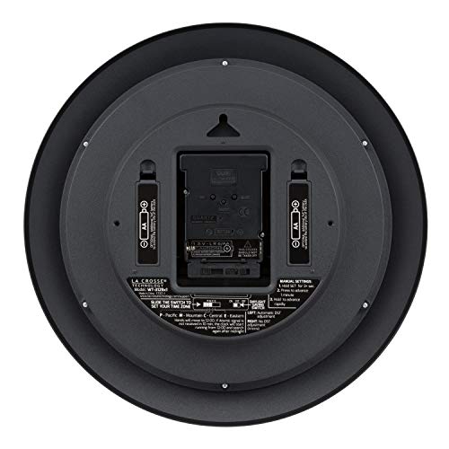 La Crosse Technology Wt-3129B 12 Inch Atomic Analog Wall Clock, Pack Of 1, Black #TOP3