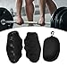 Menolana 2Pcs Weight Lifting Grips with EVA Case Hand Strengthener Gym Gloves Workout Grips for Gymnastics Rows Bar Women Men Fitness, Black