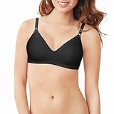 Hanes Women's Ultimate Smooth Inside and Out Foam Wirefree, Black, Large