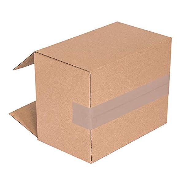 Only Boxes, Verpakking met 25 verzenddozen, eenvoudige kanalen, versterkt, afmetingen 25 x 25 x 20 cm
