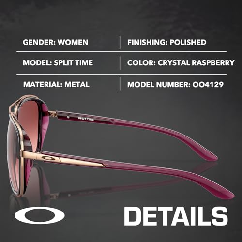 OAKLEY SPLIT TIME OO4129 Pilot Shape Sunglasses With Official Eyewear Kit2