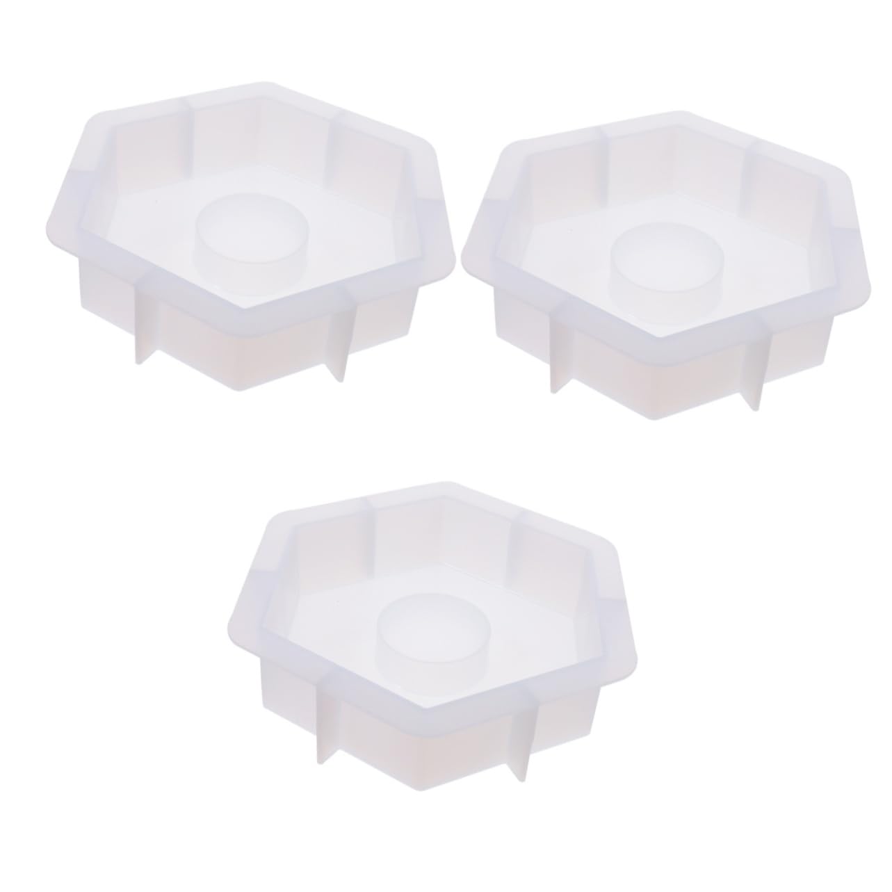 NUOBESTY 3pezzi Stampo Silicone Per Orologio Mold Per Creazioni Artistiche Epossidica Flessibile e Durevole Per Artigianato e Regali Creativi