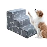 Dog Steps for Bed, Pet Stair for Dogs to Get on Bed, Small Dog Step for HighBed, Removable Ramp Animals Climbing Walking Furniture, for Senior Breed Puppy Dachshund Apartment Balcony Doorway
