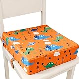 【Matériau de haute qualité pour le confort】: Le rehausseur de chaise enfant est fabriqué en tissu sergé imperméable, robuste et facile à nettoyer. Grâce au rembourrage en mousse haute densité, le coussin d'assise pour enfants reste indéformable et confortable même après une utilisation prolongée. Votre enfant bénéficie toujours d'un siège confortable et stable.