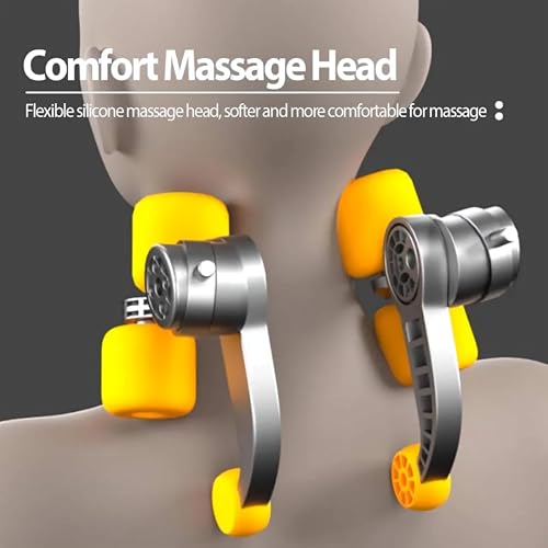Image of ALYV Rechargeable Neck & Shoulder Massager with Heat | Deep Tissue Therapy for Pain Relief & Relaxation - Cordless | Grey