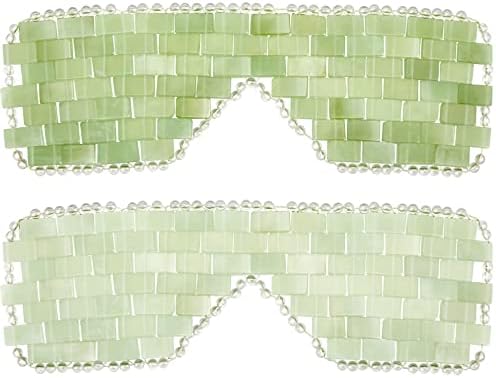 Hercicy Jade Eye Mask, Jade Stone Facial Cooling Mask