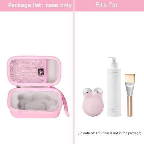 Étui pour NuFace Mini rose rigide et idéal pour vos déplacements