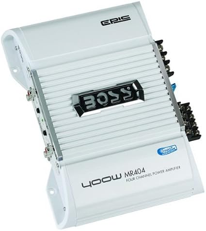 Amazon Com Boss Audio Mr404 Caos Epic 400 Watts Gama Completa Amplificador Clase A B 4 Canal 2 8 Ohmios Estable Electronica