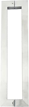 Shower Door Handles,Stainless Steel Door Handle,Bathroom Glass Door Grab Bar Push,Closet Hardware,for Bathroom Bathtub Kitchen BedroomSilver,Length 800mm