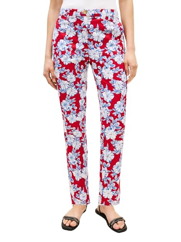Image of Tommy Hilfiger Women's Twill Slim Chino Pants with Stretch Mid Rise Ankle Pants