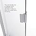 Basco Armon 31.75 to 33.25 in. width, Semi-Frameless Pivot Shower Door, Clear Glass, Chrome