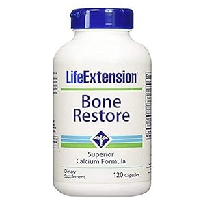 Life Extension Bone Restore with Vitamin K2, 120 Capsules