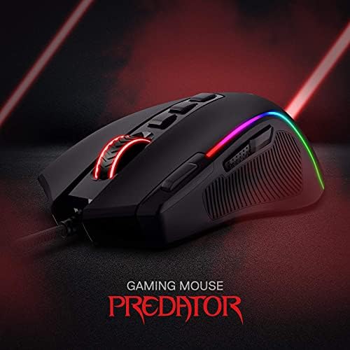 Redragon M612 Wired RGB Optical Gaming Mouse 8000 DPI Remapping Keys - 1