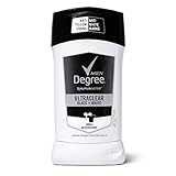 Degree Men UltraClear Antiperspirant Deodorant Stick with 48 Hour Sweat and Odor Protection Black+White with MotionSense Technology 2.7 oz