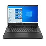 HP 14s-dq2233ng (14 Zoll / FHD) Laptop (Intel Core i3-1115G4, 8GB DDR4 RAM, 256GB SSD, Intel UHD Grafik, Windows 10) schwarz