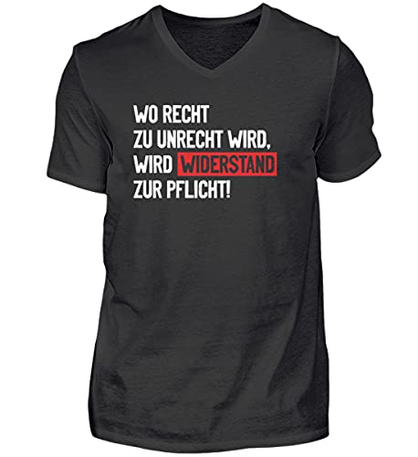 T-shirt noir homme col en V vêtement décontracté pour style urbain S