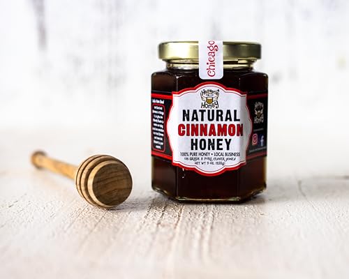 Miel pura natural infusionada con canela, 9 oz miniatura 3