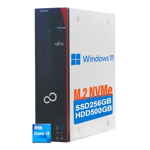 fXNgbvp\R xm ESPRIMO D588 Windows11  9 Core i3 9100 16GB e  M.2 NVMe SSD 256GB + HDD500GB bN \ DVD Display Po