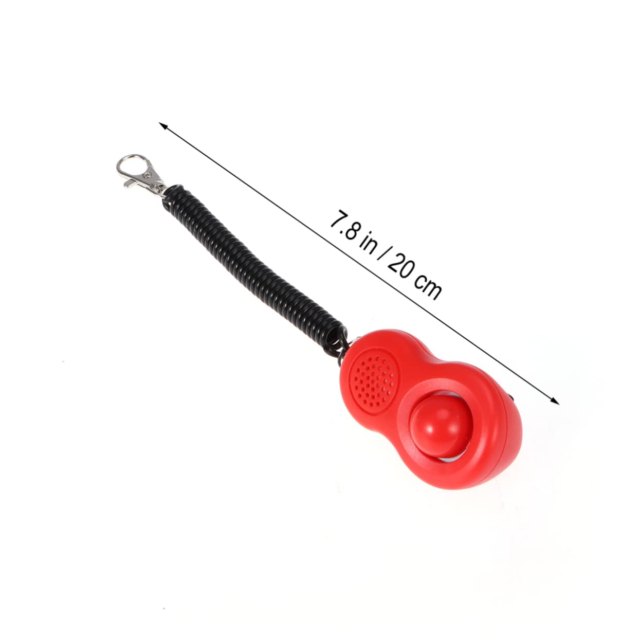 BESPORTBLE 12piezas Kit De Clicker De Entrenamiento para Mascotas Juego Diseño Ergonomico para Perros y Gatos Incluye Correa y Anillo Elástico Herramienta Efectiva para Adiestramiento De