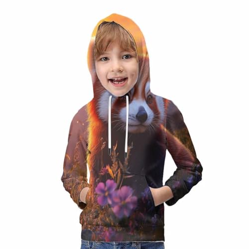Pull panda roux enfant 10-12 ans chaud et résistant - Fini les sweats ternes - 4