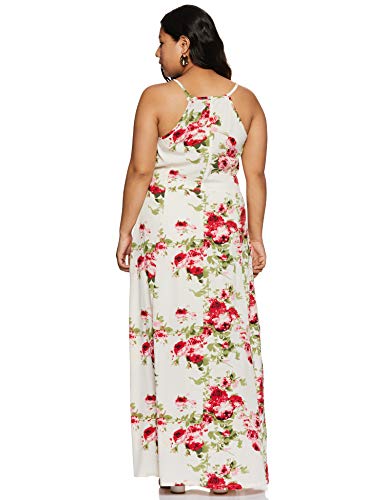 Image of pluss Women's Georgette A-Line Knee-Length Dress