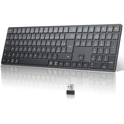 Clavier sans Fil TECURS AZERTY Cover