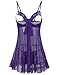 Avidlove Womens Lingerie Halter Chemises Strappy Babydoll Nightwear
