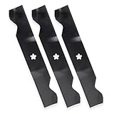 ILONPA 532187256 54" High Lift Blades for Z254F Z254 Hus qvarna MZ48 MZ54 RZ5424 RZ5426 YTH2454 YTH24V54 YTH26V54 LGT2554 LGT2654 187256 532187254 54 inch Deck Zero Turn Lawn Mower (5-Star), Black