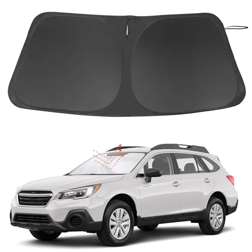 Image of Windshield Sun Shade Custom Fit for 2015-2019 Subaru Outback Wagon Accessories Foldable Sunshade Sun Blocker Protect Car from Sun Rays & Heat Damage Keep Car Cooler