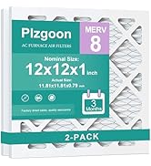 Plzgoon 14x14x1 Air Filter MERV 8 AC Furnace Filters MPR 600 (6