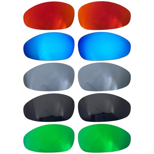 Wetnenss Replacement Lenses for Juliet Sunglasses/1.5mm polarized/easy to install (Black Chrome)
