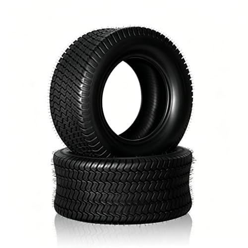BONNLO 23x9.50-12 Lawn Mower Tires(2-Pack) 4Ply Turf Tire Fits Most Lawn & Garden Riding Mower Tractor Golf Cart Utility Vehicles 24x9.5x12 Tubeless