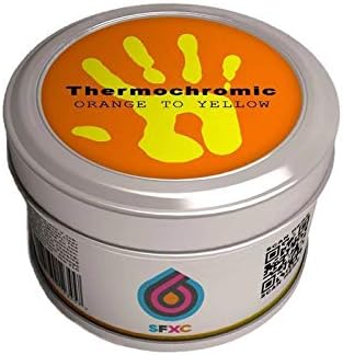 Thermochromic Paint - Colour Changing Paint - Orange to Neon Yellow - Acrylic Based - 250ml