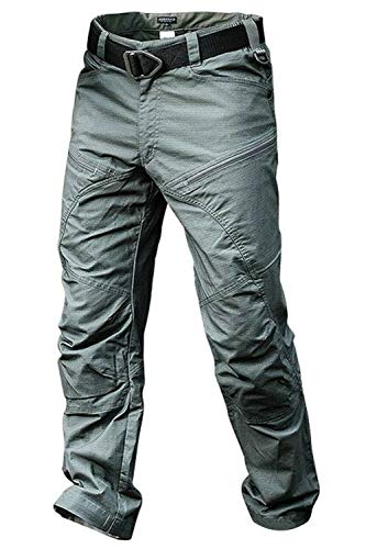 ANTARCTICA Mens Hiking Tactical Pants Lightweight Waterproof Military Army Jogger Casual Cargo Jogger Casual Trousers Green