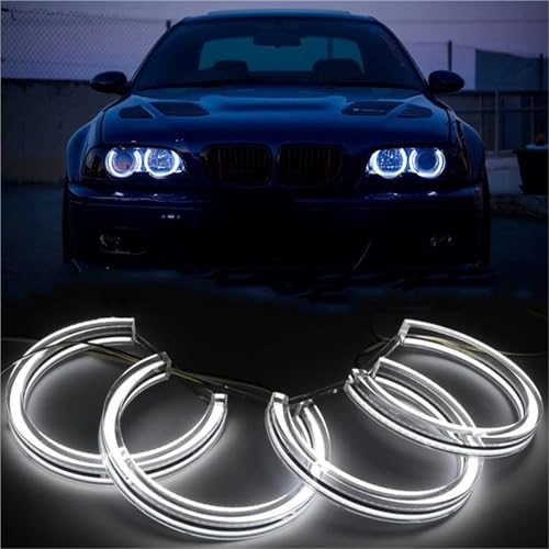 Ojos de ángel LED E46 kit de faros cristalinos para BMW M3 E38 E39 E36 2