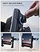 Lamicall Motorcycle Phone Mount Holder - [Camera Friendly] [1s Lock] Bike Phone Holder Handlebar Clamp, Bicycle Scooter Phone Clip, for iPhone Air, 17, 16, 15 Pro Max, Galaxy S25 Ultra, 4.7-7