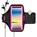 Galaxy Note 8 Armband/S8 Plus Armband,SOSONS Water Resistant Sports Gym Armband Case for Samsung Galaxy Note 8/S8 Plus.Fits Smartphones with Slim Case,armband with Card Pockets ,Key Slot-Pink
